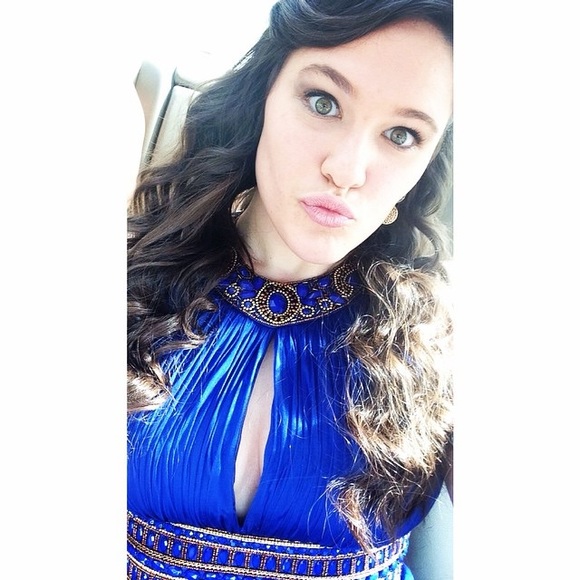 Royal Blue Sherri Hill Prom Dress (Worn Once) - Picture 3 of 3