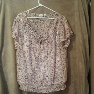 Cato multi colored blouse sheer, New without tags.