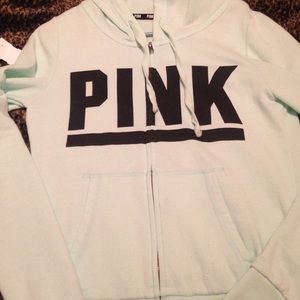 Vs pink light blue sweater