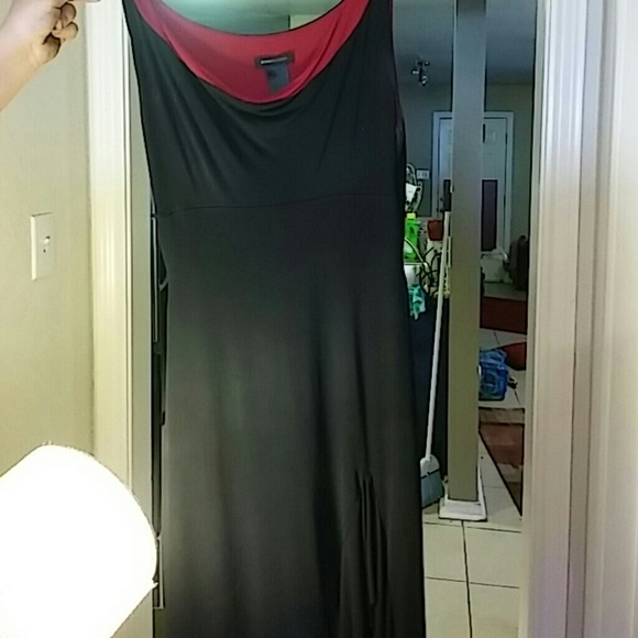 BCBG Gorgeus Dress Black and Red