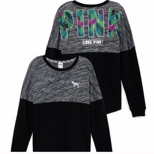 🆕Victoria's Secret PINK  Varsity Crew LARGE🆕