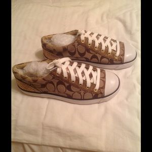 Coach sneakers size 6.