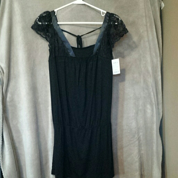 Charlotte Russe black tunic