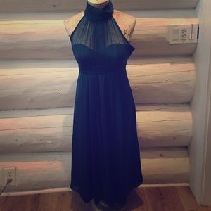 Beautiful teal cocktail dress.