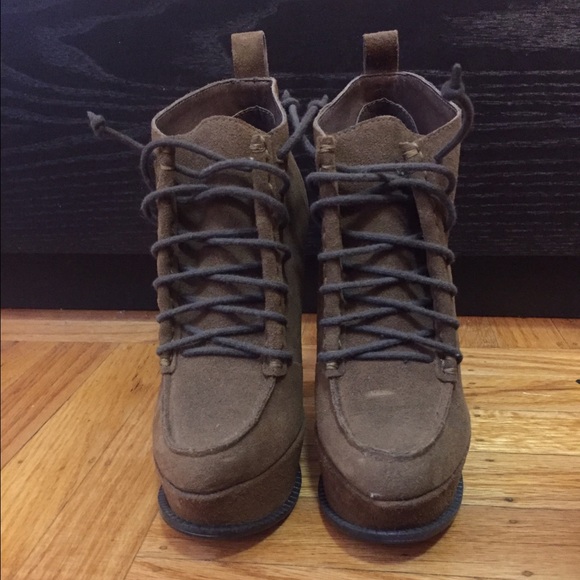 H by Halston platform booties