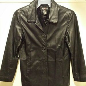 Genuine leather jacket by Style & Co.