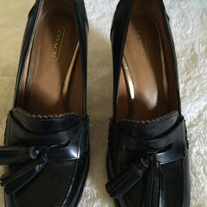 Coach Leather Mules