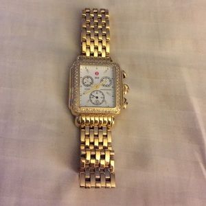 Michele watch w diamonds