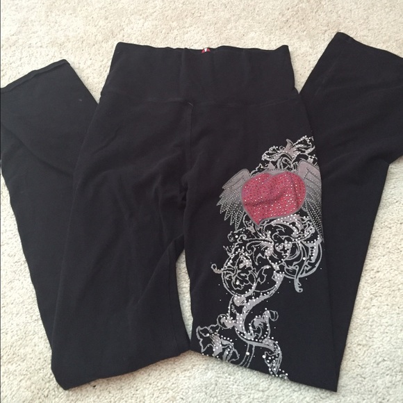 Tea party yoga pants