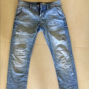 Zara ripped jeans