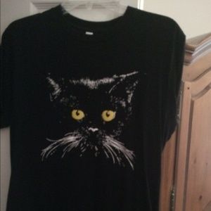 American Apparel glow in the dark Cat Tee