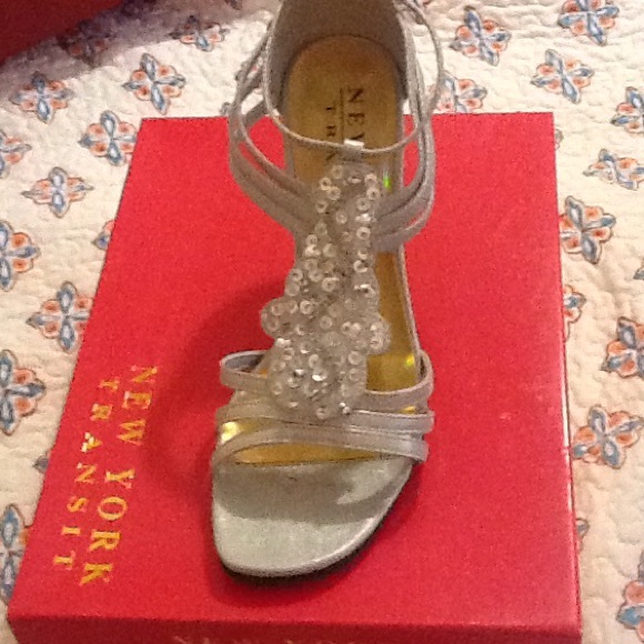 Silver heels