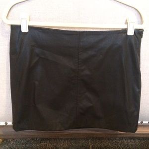 Zara Trafaluc faux leather mini skirt