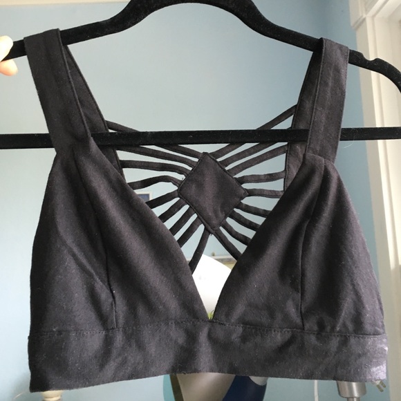Black bralette