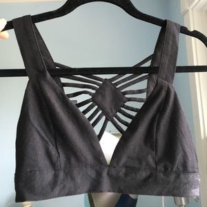Black bralette