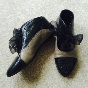 Jeffrey Capmbell Hidden Wedge Oxford Ankle Boots