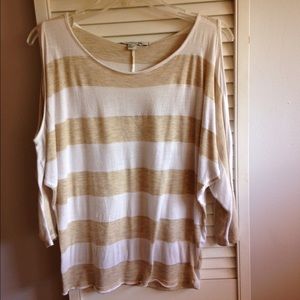 Forever 21 sleeve cut out shirt