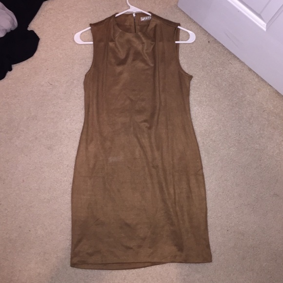 Suede dress