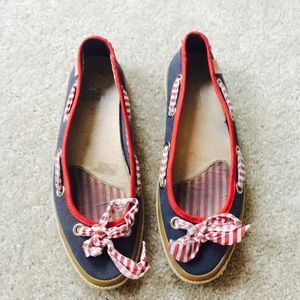 Sperry Nautical Ballet Flats