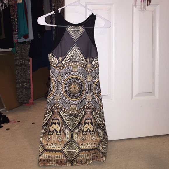 Tribal print dress