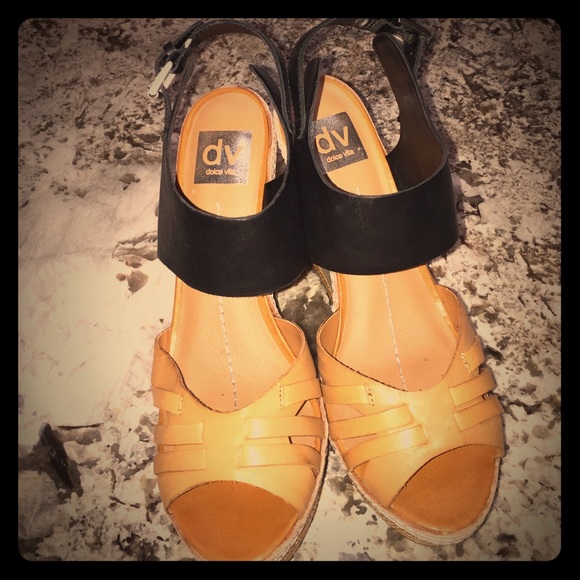 Dolce Vita platform wedge sandals