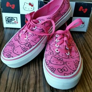 Authentic Hello Kitty Vans, Size 6