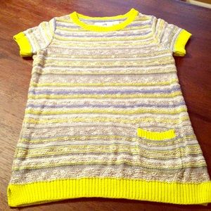 Striped short sleeve sweater by Giuliana Leila