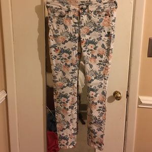 Floral Skinny Jeans