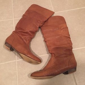 Steve Madden Leather Slouchy Boots (Sz. 8)