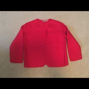 Chico's Red woven Jacket
