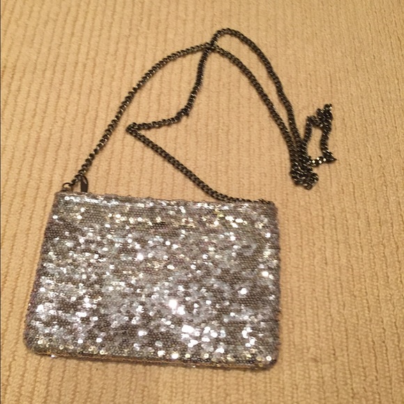 Gold Sequined JCrew Crossbody Bag