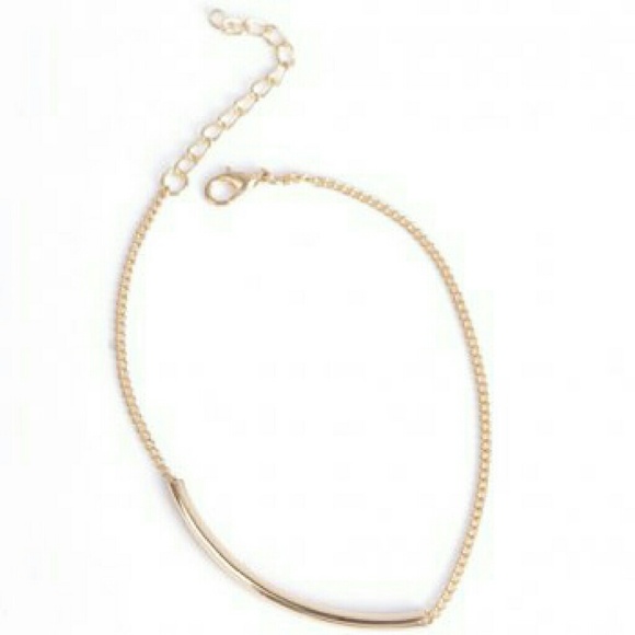 SOLD Golden Anklet - Picture 2 of 2