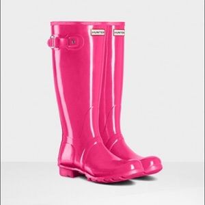 Pink Hunter Boots