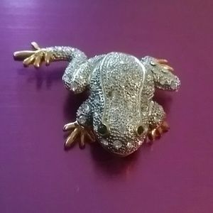 Diamond Frog Pendant
