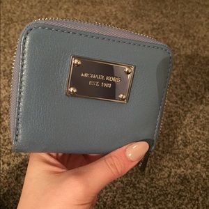Michael Kors baby blue wallet