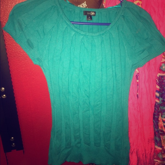 Blue Sweater Top