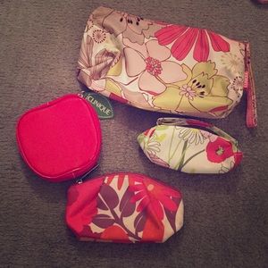 Clinique cosmetic bags!