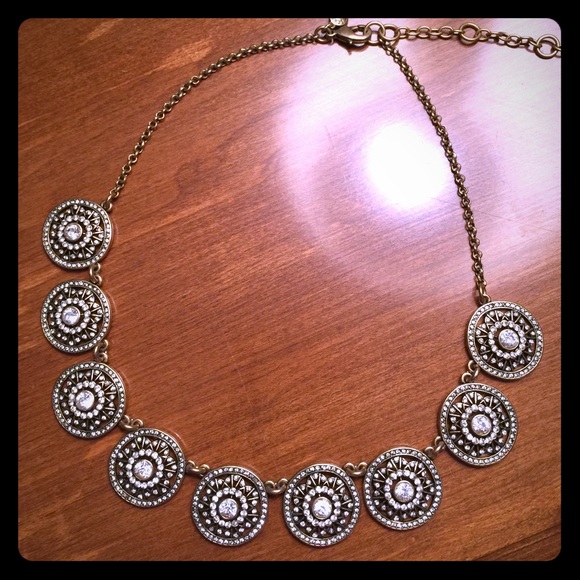 J. Crew Jewelry - J. Crew Rhinestone Statement Necklace