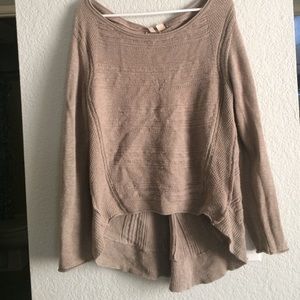Taupe slouch sweater
