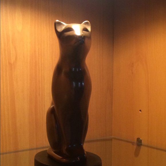 1960 Limited Edition Lloyd Dewitt Bronze Cat - Picture 3 of 4