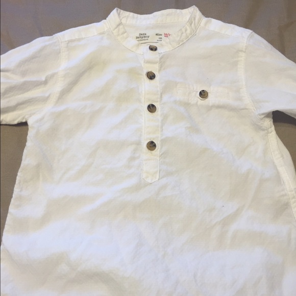 Zara baby boy dressy shirt