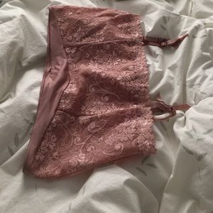 Lace lingerie skirt