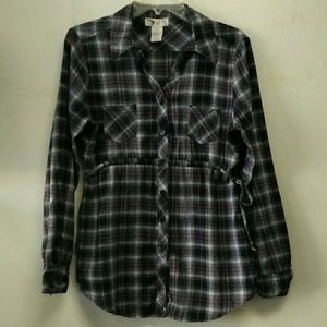 🎁 Free w/ Purchase - Plaid Tunic Blouse