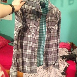 Flannel Plaid Top