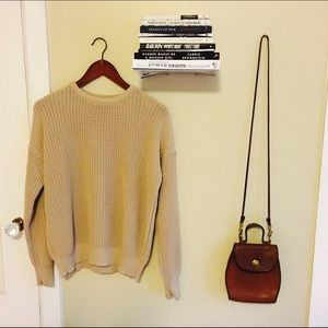Slouchy American Apparel fisherman's sweater