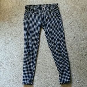 Free People plaid pants