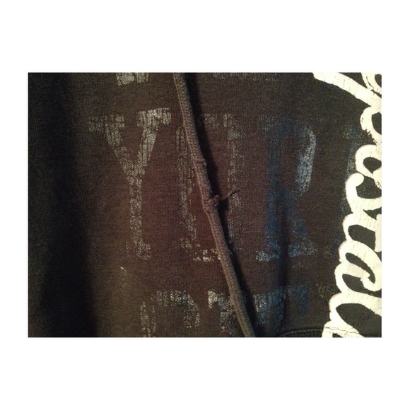 Smokey Dark Grey Aeropostale Hoodie - Picture 3 of 3