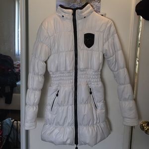 White bubble jacket EUC