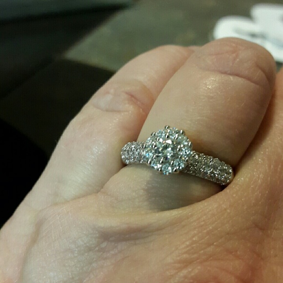 Encrusted crystal pave ring $20 each - Picture 2 of 3