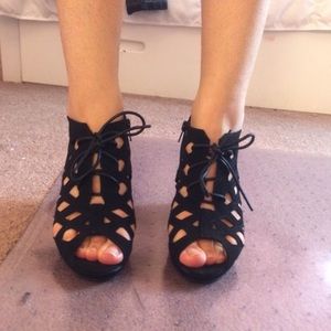 Brand New Cutout Wedges
